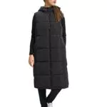 ONLY Damen Lange Puffer Weste, Wattierte Stepp Übergangsjacke ohne Ärmel