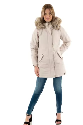 ONLY Damen ONLNEWKATY Parka CC OTW Mantel, Moonbeam