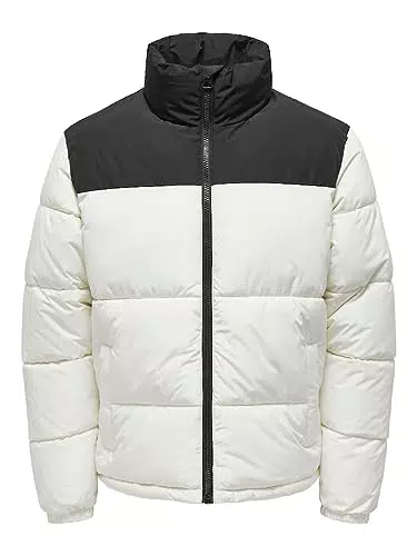 ONLY & SONS Herren Jacke 22025205 Antique White-black