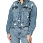 ONLY Womens Medium Blue Denim Jacket