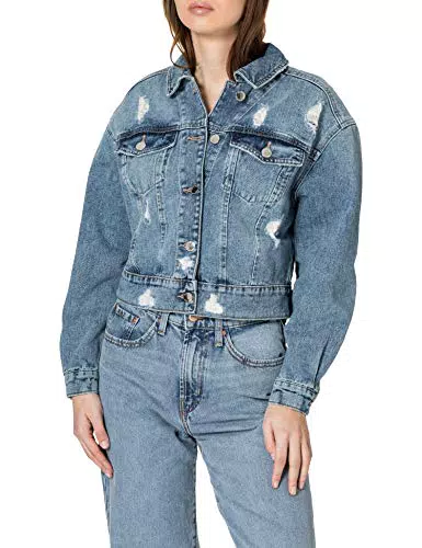 ONLY Womens Medium Blue Denim Jacket
