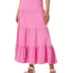 ONLY Women's ONLMAY Maxi Skirt JRS Rock, Super Pink