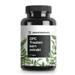 OPC Traubenkernextrakt - 240 hochdosierte Kapseln für 8 Monate - Reines OPC aus europäischen Weintrauben - Laborgeprüft