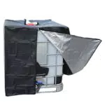 OrangeClub Wassertank Abdeckplane, IBC Behälterabdeckung 1000l IBC Tank Behälter Container UV Folie Schutzhülle Schutzplane Schutzhaube Cover