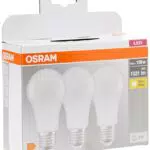 Osram LED Base Classic A Lampe, in Kolbenform mit E27-Sockel