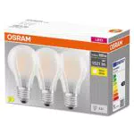 OSRAM LED-Lampe, Sockel: E27, Warm weiß, 2700 K, 11 W
