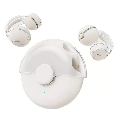 Ownhut Open Ear Kopfhörer, kabelloser Bluetooth5.3 Sport On Ear Kopfhörer mit 50 Stunden Spielzeit