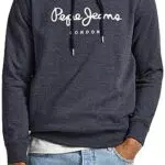 Pepe Jeans Herren Nouvel Hoodie Hooded Sweatshirt, Blue