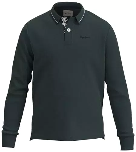 Pepe Jeans Jungen Thor Ls Cs Polo Shirt, Green, 10 Years
