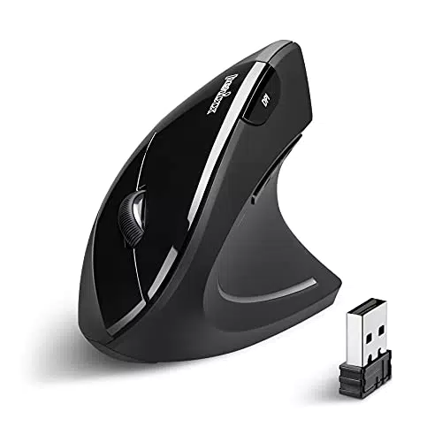Perixx 11167 PERIMICE-713 Ergonomische Vertikale Kabellose Radiofrequenz Maus