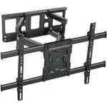 PERLESMITH TV Wandhalterung, Wandhalterung Fernseher für 37-85 Zoll Flach/Curved Fernseher bis zu 60kg