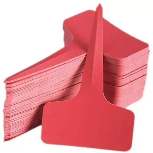 Pflanzenschild 100 Stück Gartenschilder PVC-Kunststoffschild Pflanzenschild Kunststoffschild Pflanzenschilder
