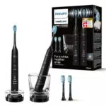 Philips Sonicare DiamondClean 9000 Elektrische Zahnbürste Doppelpack - 2 Schallzahnbürsten