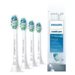 Philips Sonicare Original C2 Optimal Plaque Defence - 4er-Pack in Weiß
