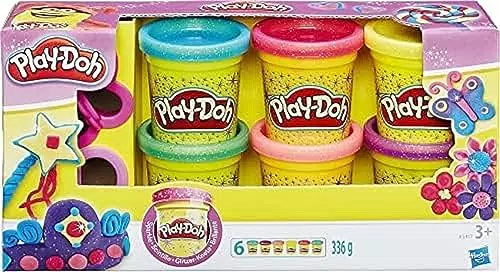PlayDoh A5417EU9 A5417EU8 Glitzerknete für fantasievolles und kreatives Spielen