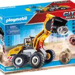 PLAYMOBIL City Action 70445 Construction Front End Loader with Movable Bucket with handle for moving and fixing the shovel