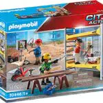 PLAYMOBIL City Action 70446 Construction Scaffold, with 2 platforms to be placed anywhere between the rungs of the scaffolding