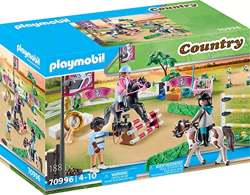 PLAYMOBIL Country 70996 Reitturnier, Spielzeug für Kinder ab 4 Jahren