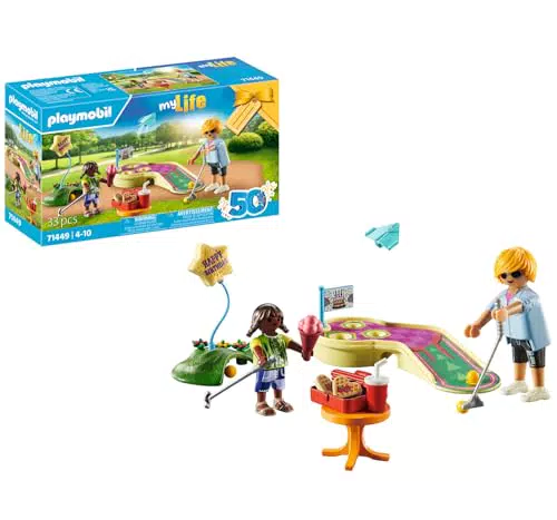 PLAYMOBIL myLife 71449 Minigolf, Schlag um Schlag zum Ziel