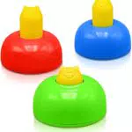 Playzone-Fit Wack-A-Tag Set, 3er Set, vielseitiges Reaktionsspiel für Kinder