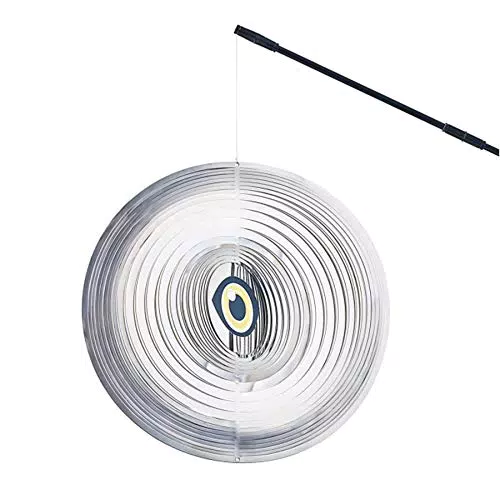 Pontec PondoScare Spinner - Reiherschreck für den Teich / hält Vögel und andere Tiere vom Teich fern