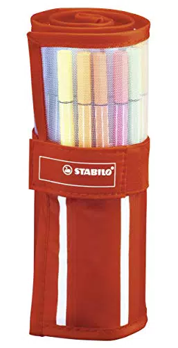 Premium-Filzstift - STABILO Pen 68 - 30er Rollerset - mit 30 verschiedenen Farben
