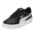 PUMA Carina 2.0 Mermaid PS Sneaker, Black-Lilac Chiffon Silver White