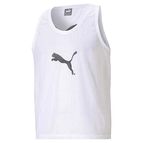 PUMA Unisex Bib Latzhose, weiß