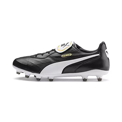 PUMA Unisex King Top FG Fußballschuhe, Black White