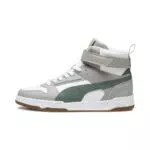 PUMA Unisex Rbd Spiel Sneaker, White Eucalyptus Concrete Grey Gold