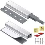 Push to Open Türöffner Jiayi 2 Stück Drucktüröffner Push to Open Magnetschnäpper Schrank Tip On Kleiderschrank Magnet Push Türverriegelung für Küche Schrank Schublade Push Öffner Touch