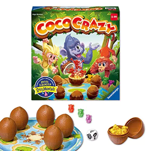 Ravensburger 20897 - Coco Crazy, Brettspiel für Kinder ab 5 Jahren