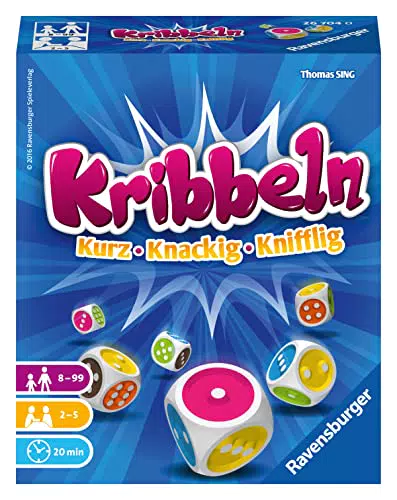 Ravensburger 26704 - Kribbeln, kniffliges Würfelspiel für 2-5 Spieler