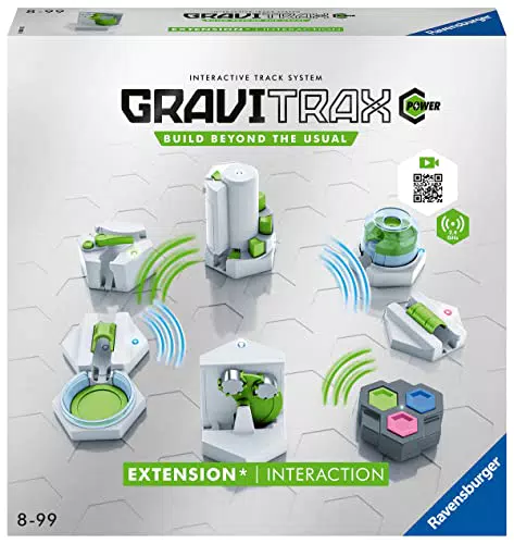 Ravensburger GraviTrax POWER Erweiterung Interaction. Elektronisches Zubehör für Kugelbahnen für Kinder ab 8 Jahren. Kombinierbar mit allen GraviTrax Produkten und -linien