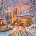 Ravensburger Puzzle 17384 Funkelnde Weihnachten - 500 Teile Puzzle für Erwachsene und Kinder ab 12 Jahren