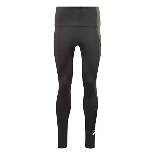 Reebok Damen Wor Big Logo Tight Strumpfhose, Night Black