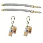 Reifen Ventilverlängerung Reifenventil Verlängerung Adapter - 2 Stück Länge 180mm Universal Extender Flexibel Reifenventilverlängerung Ventil Verbindungsstück für Autoventil