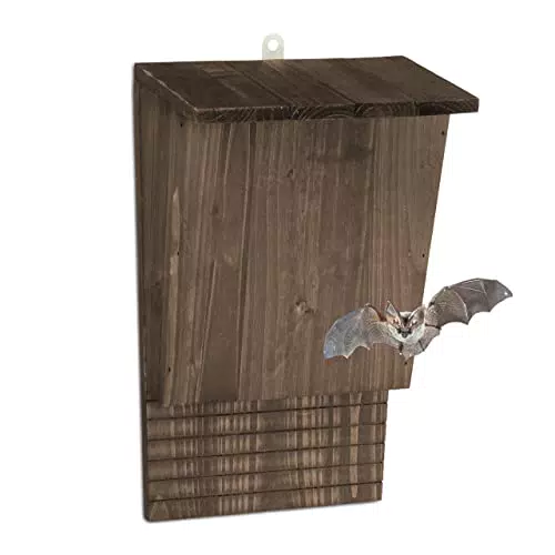 Relaxdays Fledermauskasten, großer Unterschlupf für Fledermäuse
