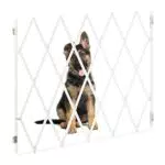 Relaxdays Hunde Schutzgitter für Treppe & Tür, weiß