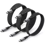 Rocoren USB C auf USB C Kabel, 100W PD3.0 QC5.0 5A Schnellladekabel Typ C Kompatibel mit Macbook Pro