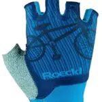 Roeckl Trapani Kinder Fahrrad Handschuhe kurz blau 2023: Größe: 6