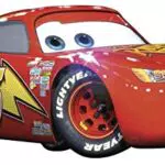 RoomMates Disney Cars Lightning McQueen als riesiger Wand Aufkleber