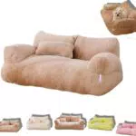 routinfly Beruhigendes Haustier Sofa, Flauschiges Plüsch Hundebett