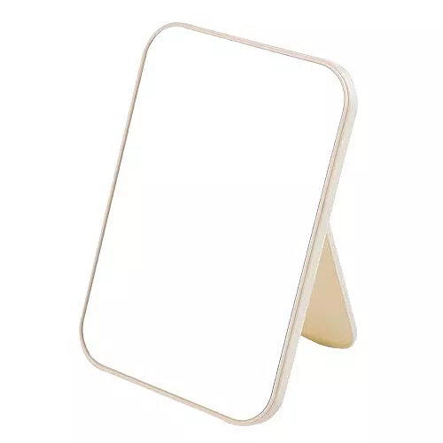 RTBRCG Tischspiegel, Schminktisch Spiegel, Tischspiegel Faltbare Tragbar Kosmetikspiegel Klappbarer Reisespiegel für Tischplatte Handheld Zuhause Und Reisenutzung Schreibtisch