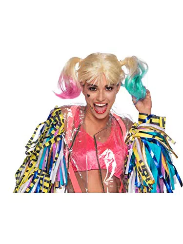 Rubie's, Rubies Damen Perruque Harley Quinn Kostümzubehör Eine Größe Passt Allen Erwachsenen