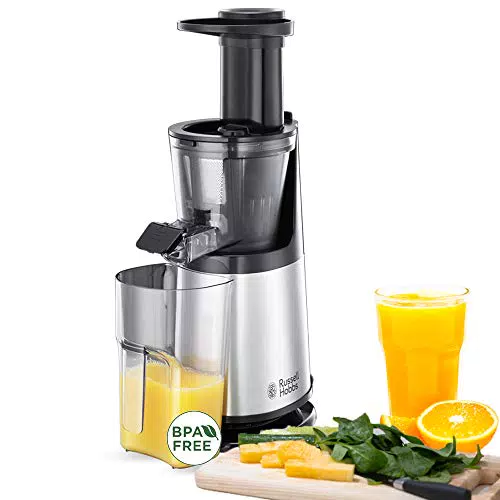 Russell Hobbs Slow Juicer Profi Edelstahl Saftpresse 25170-56
