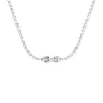 s.Oliver Collier 925 Sterling Silber Damen Halsschmuck
