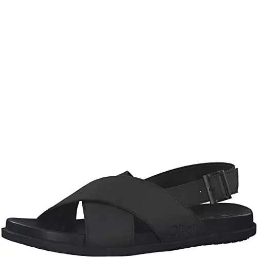 s.Oliver Herren 5-5-18100-20 Sandale, Dark Brown