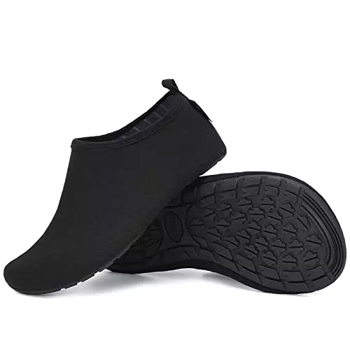 SAGUARO Hausschuhe Damen Herren Leichte Pantoffeln rutschfest Slip on Flache Hause Slippers