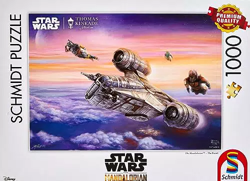 Schmidt Spiele SCH9954 Thomas Kinkade, Lucas Film, Mandalorian